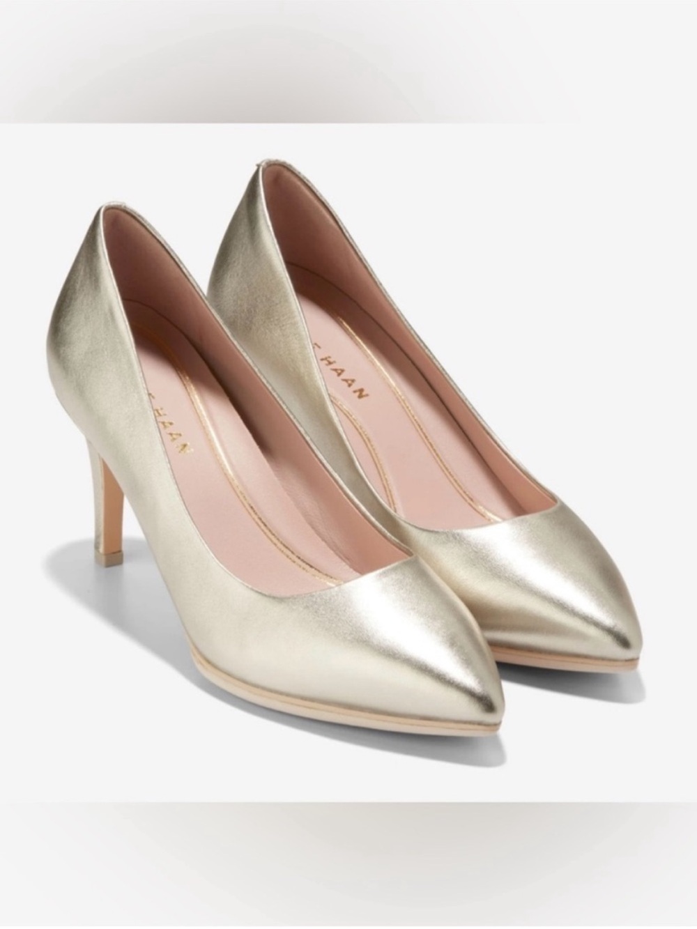Cole Haan Women's Grand Ambition Pumps Women 9.0
US Soft Gold # W30219